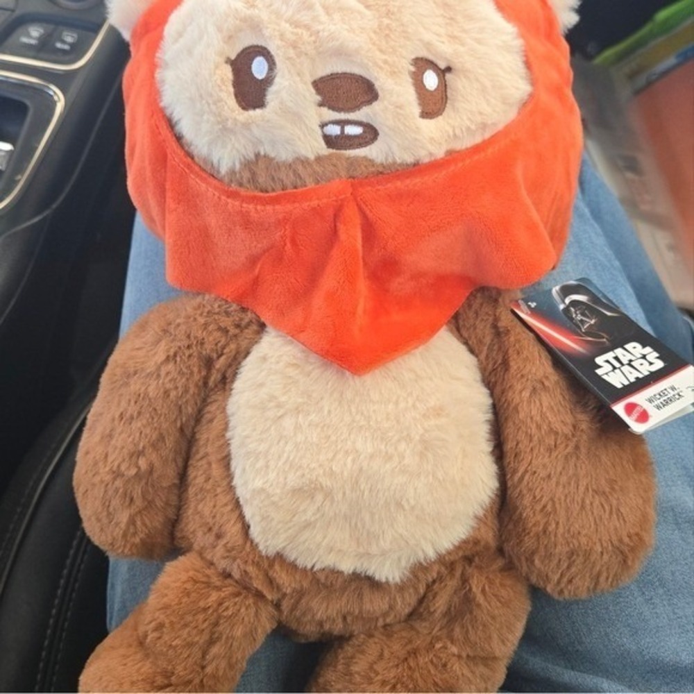 Mattel Star Wars Wicket W Warrick Ewok Plush Toy Disney JDH29 New with Tags